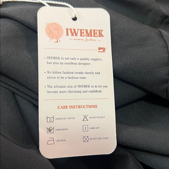 New Black Cami Mini Dress Spaghetti Straps Chick Minimalist Y2K Staple Goth L - Picture 7 of 13